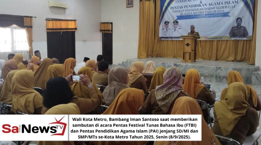 Wali Kota Metro Resmi Buka Pentas FTBI dan PAI 2025