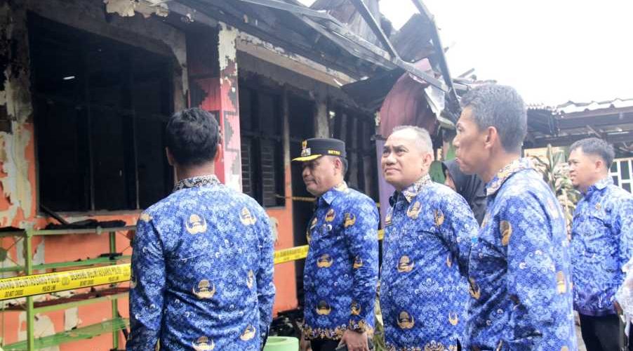 Wali Kota Metro instruksikan penanganan pasca kebakaran agar segera pulih