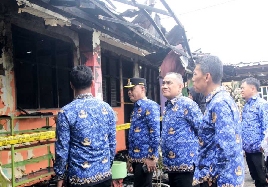 Wali Kota Metro instruksikan penanganan pasca kebakaran agar segera pulih