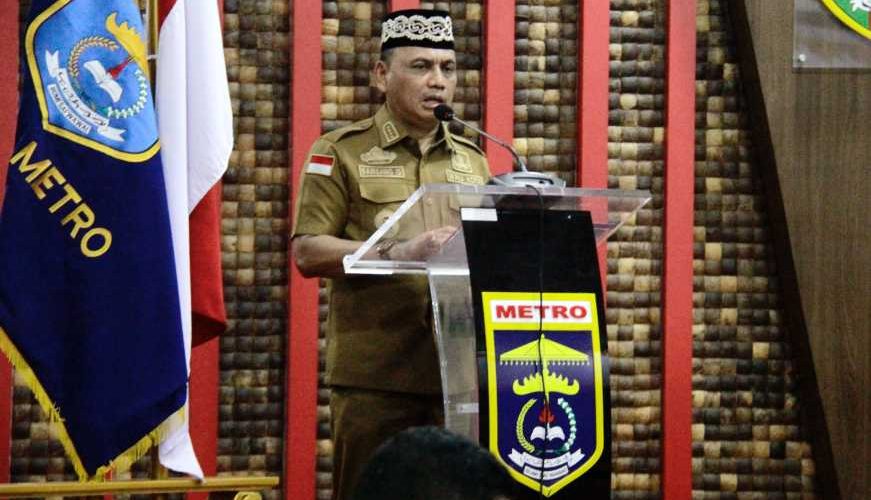 Wali Kota Metro apresiasi acara Rapat Pemantauan dan Evaluasi Program dari KPK RI