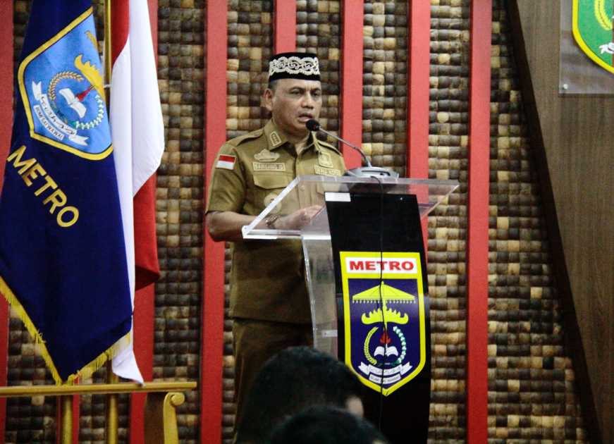 Wali Kota Metro apresiasi acara Rapat Pemantauan dan Evaluasi Program dari KPK RI