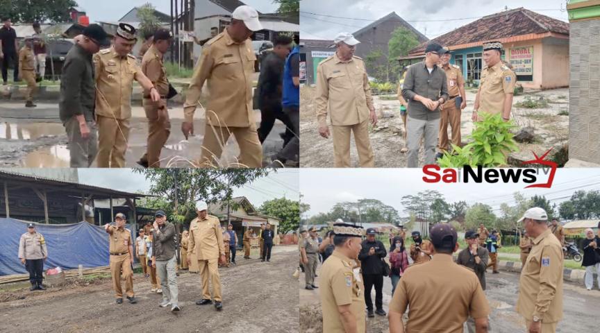 Gubernur Lampung dan Wali Kota Metro Tinjau Jalan Rusak di Pattimura