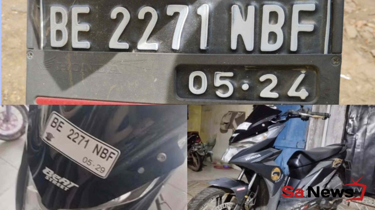 Miris! Motor Raib Digondol Maling Saat Parkir di TPU Raman Aji