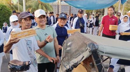 Dukung Aksi Sosial PWRI, Wali Kota Metro Berkontribusi dengan Dana Pribadi