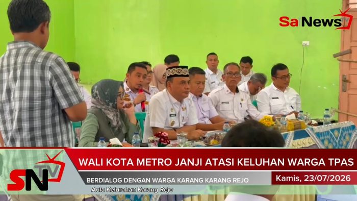 Wali Kota Metro Janji Atasi Keluhan Warga TPAS